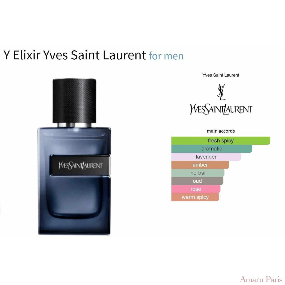 Y Elixir Yves Saint Laurent for men - ParfumAmaruParis