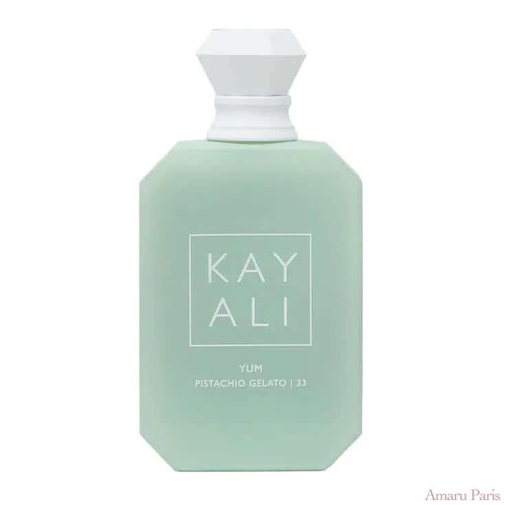 Yum Pistachio Gelato | 33 de Kayali – flacon original et fiole décant Amaru Paris