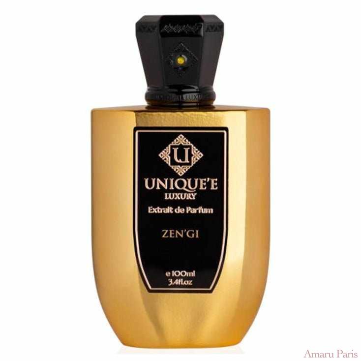 Zen’gi d'Unique'e Luxury – flacon original et fiole décant Amaru Paris