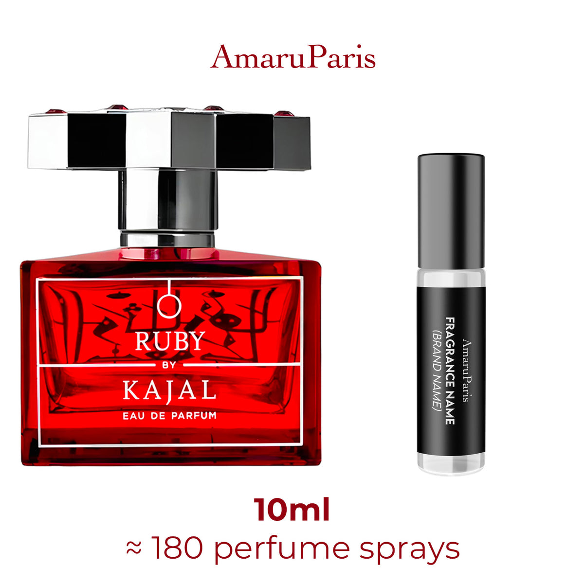 Parfum Ruby Kajal unisexe — échantillon 10 ml