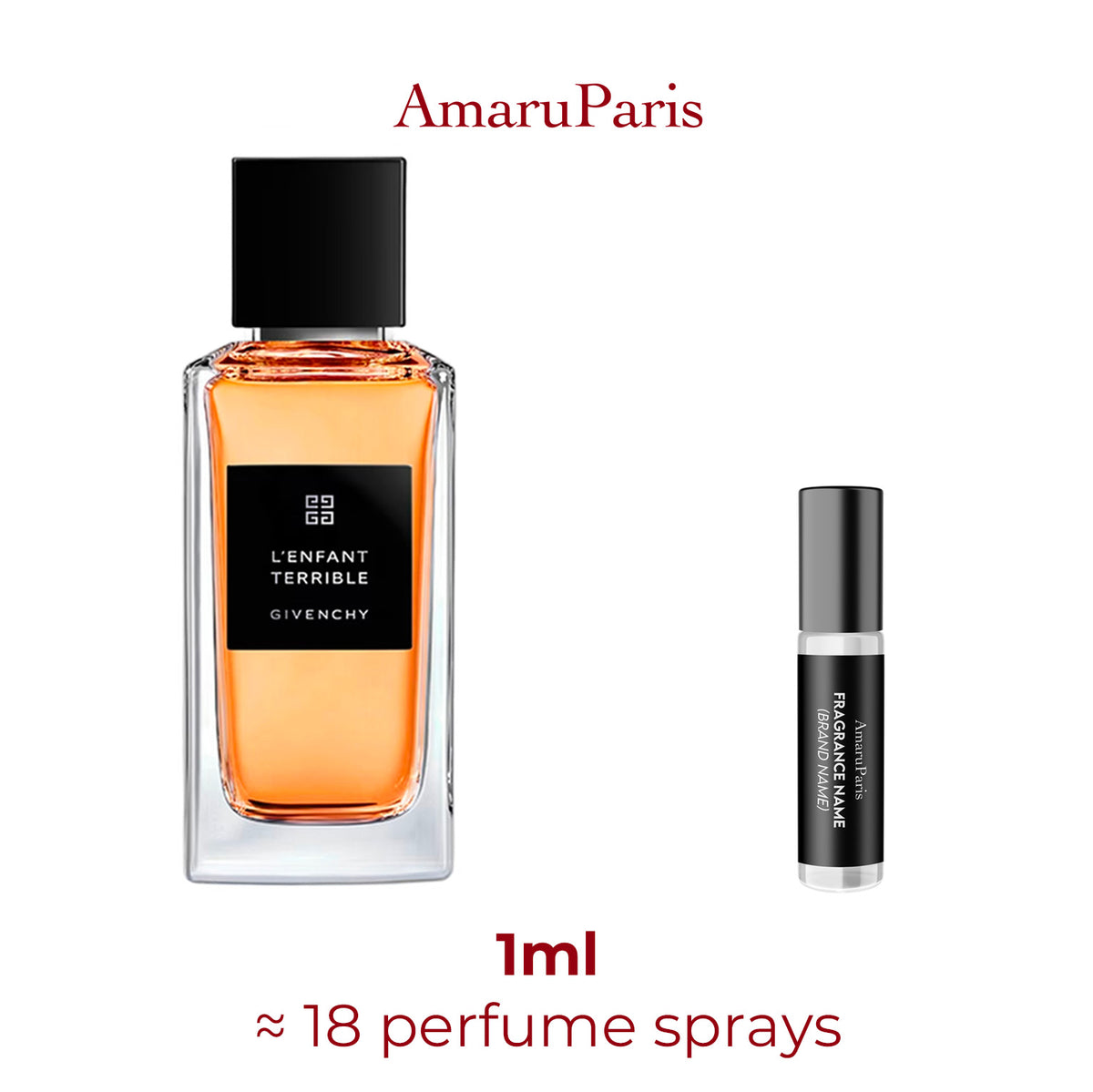 Parfum L'Enfant Terrible Givenchy unisexe — échantillon 1 ml