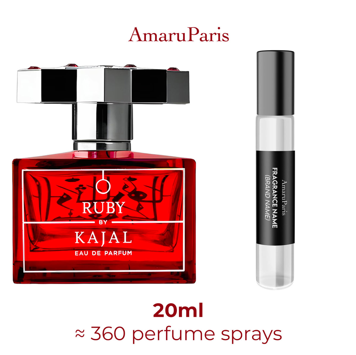 Parfum Ruby Kajal unisexe — échantillon 20 ml