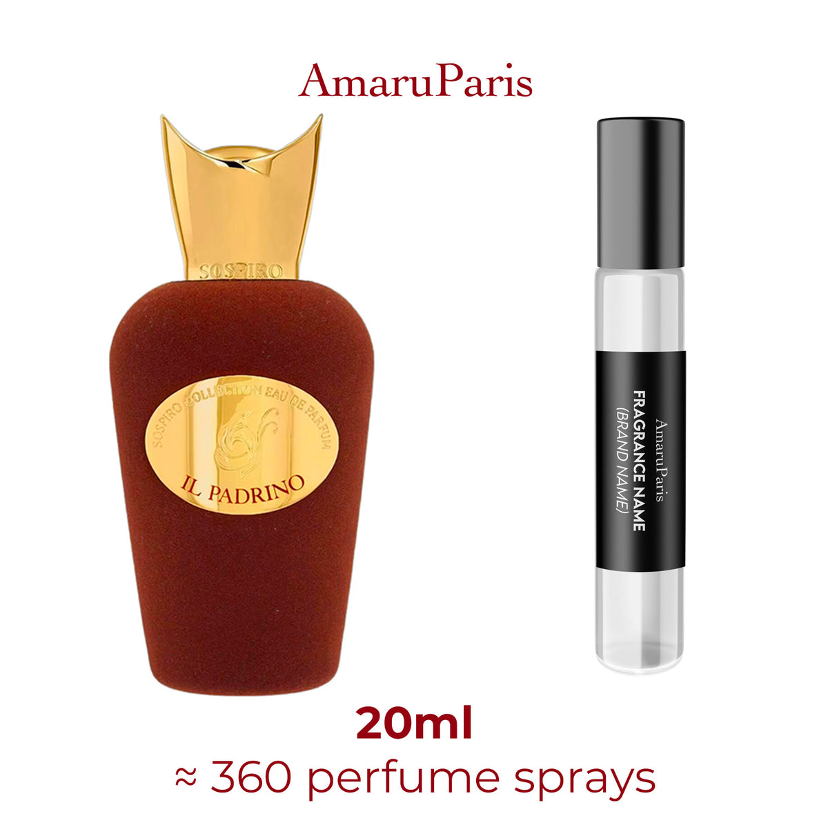 Parfum Il Padrino Sospiro Perfumes unisexe — échantillon 20 ml