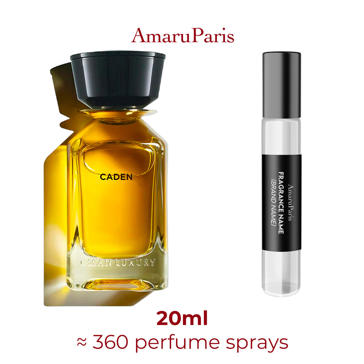 Parfum Caden Omanluxury unisexe — échantillon 20 ml