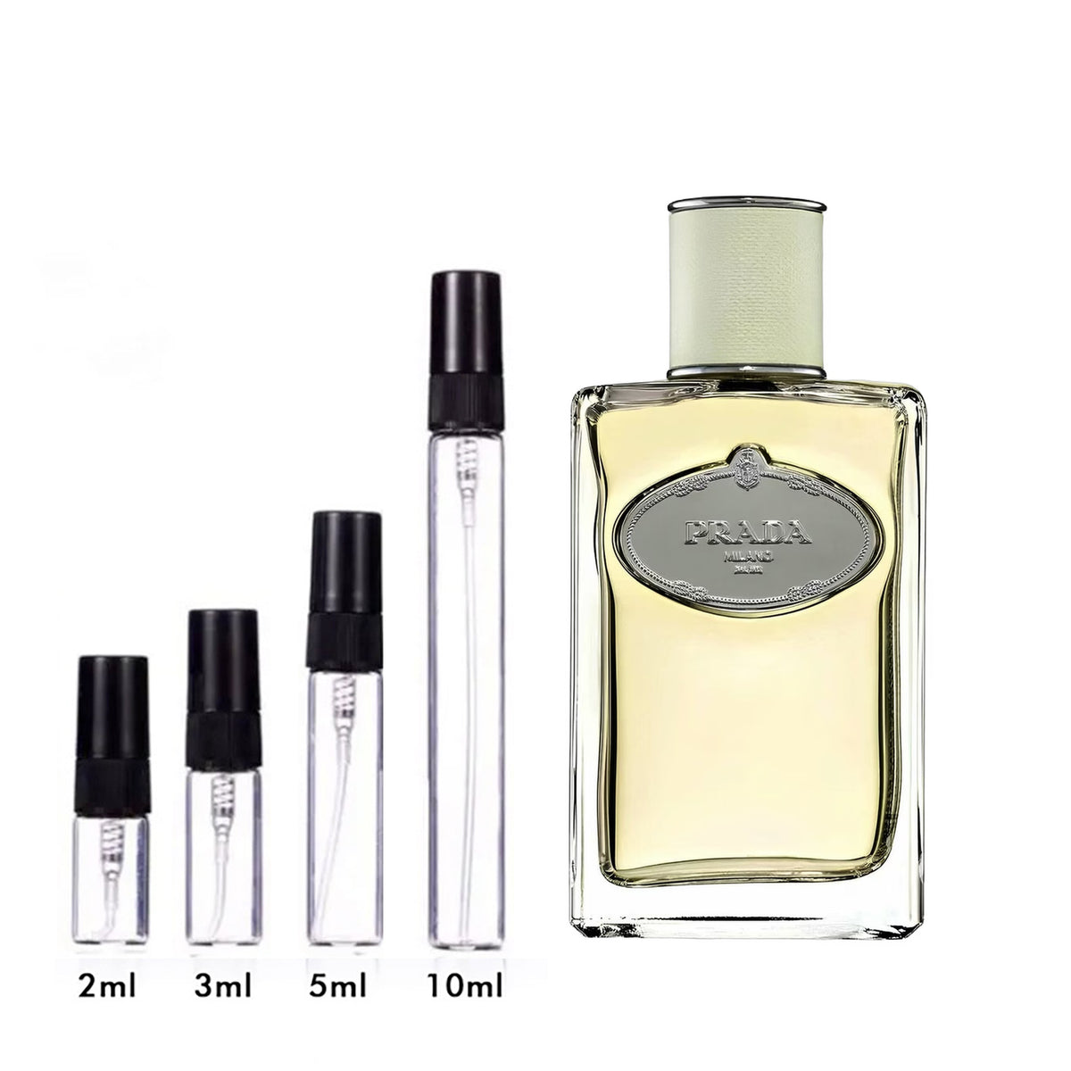 Parfum Infusion d'Iris Prada pour femme - échantillons 2 ml, 3 ml, 5 ml et 10 ml