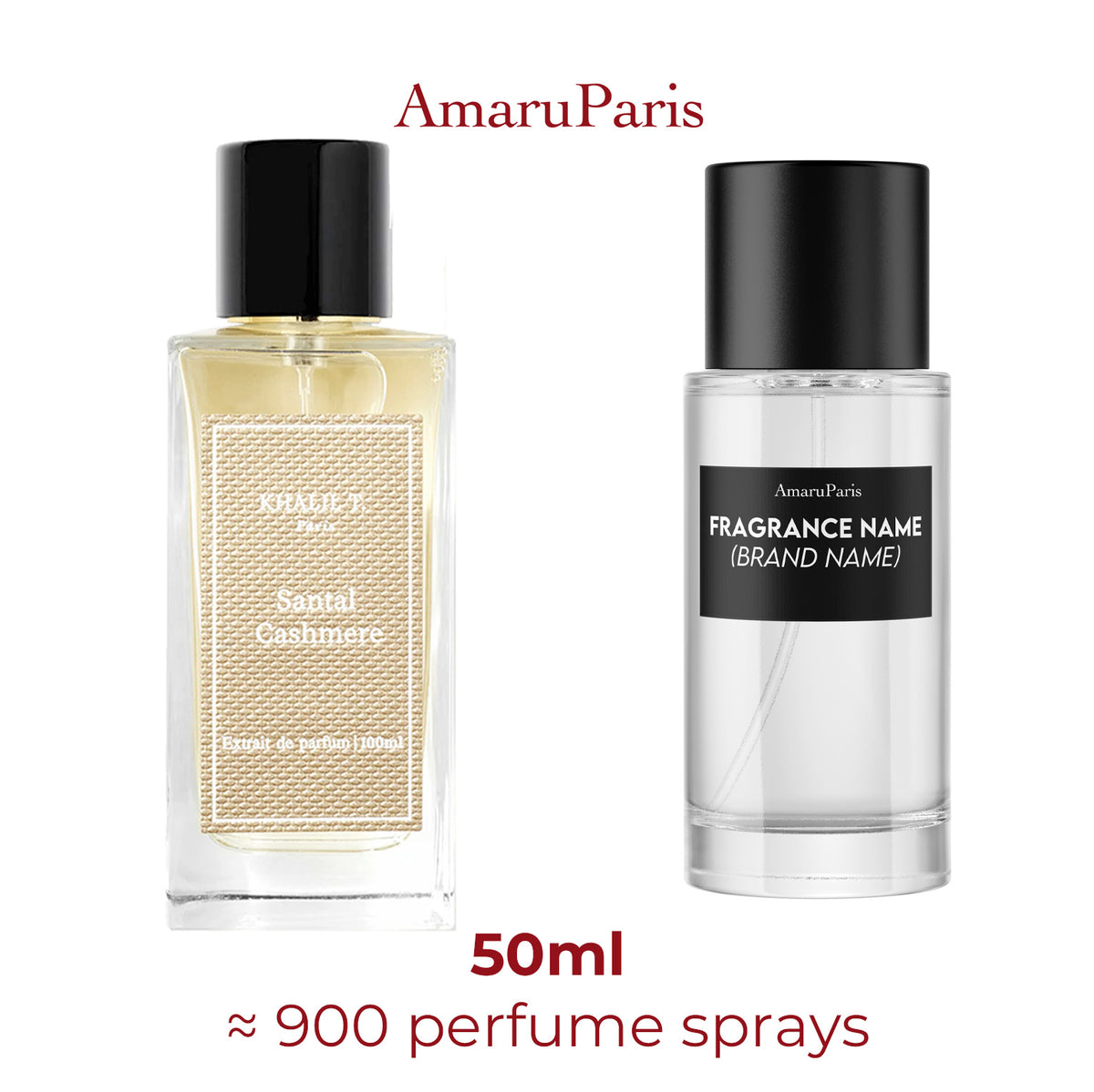 Parfum Santal Cashmere Khalil T. unisexe — échantillon 50 ml