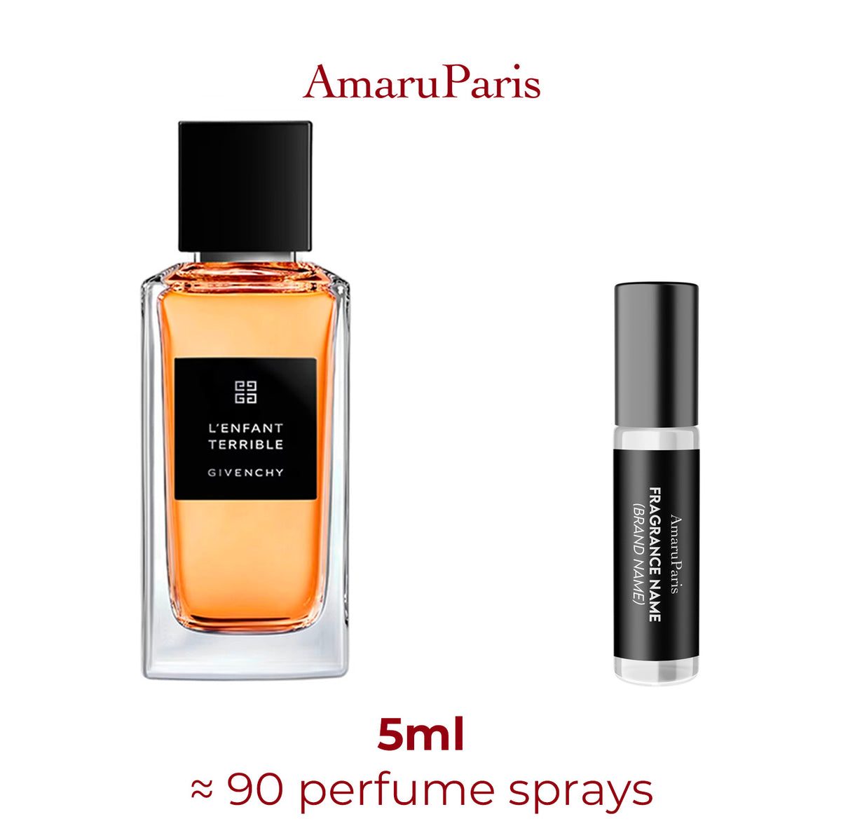 Parfum L'Enfant Terrible Givenchy unisexe — échantillon 5 ml