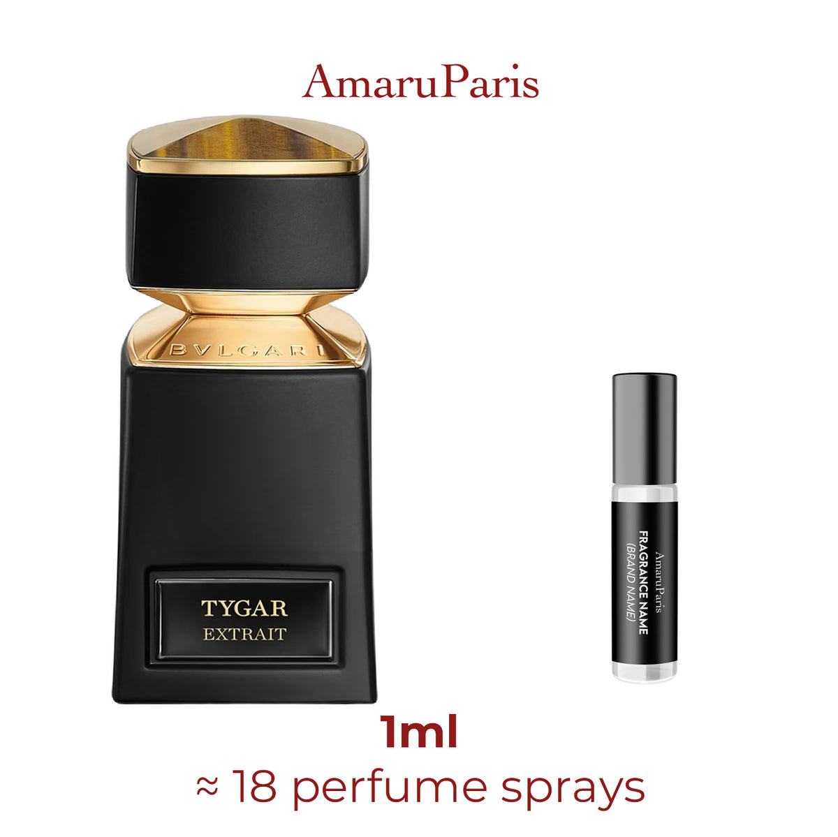 Parfum Tygar Extrait Bvlgari unisexe - décant 1 ml