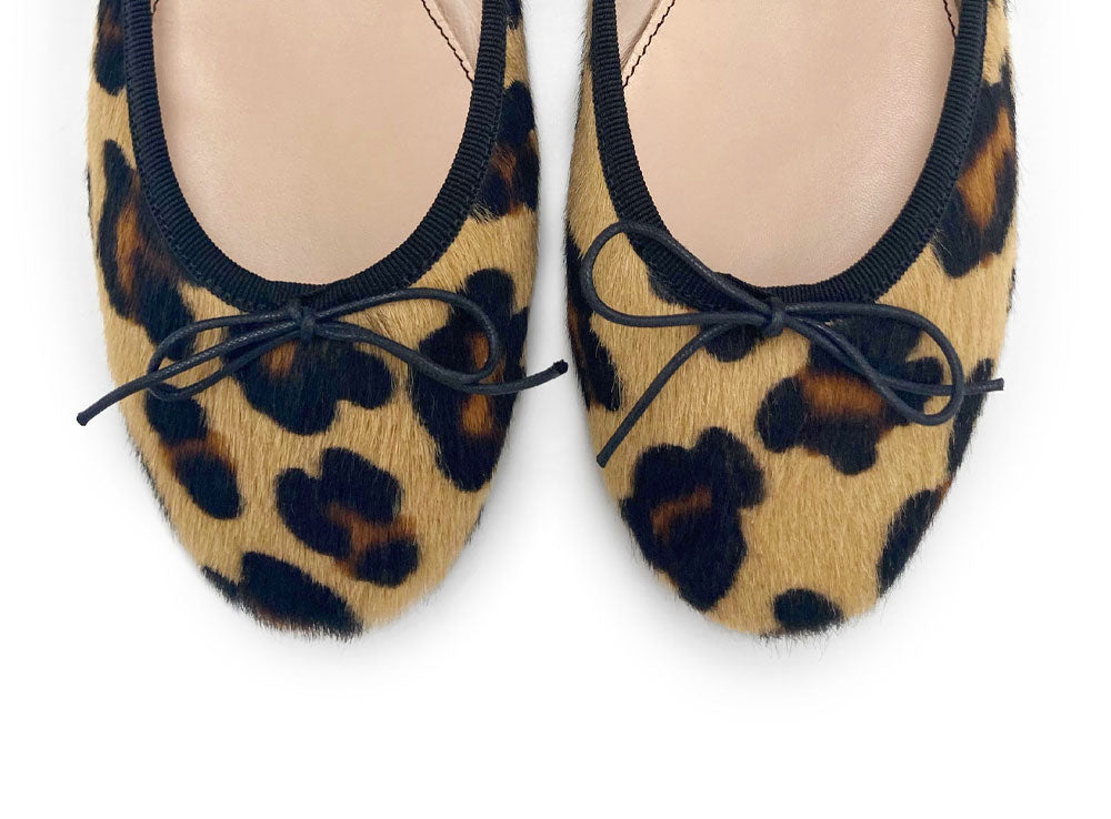 Ballerine animalier leopardate