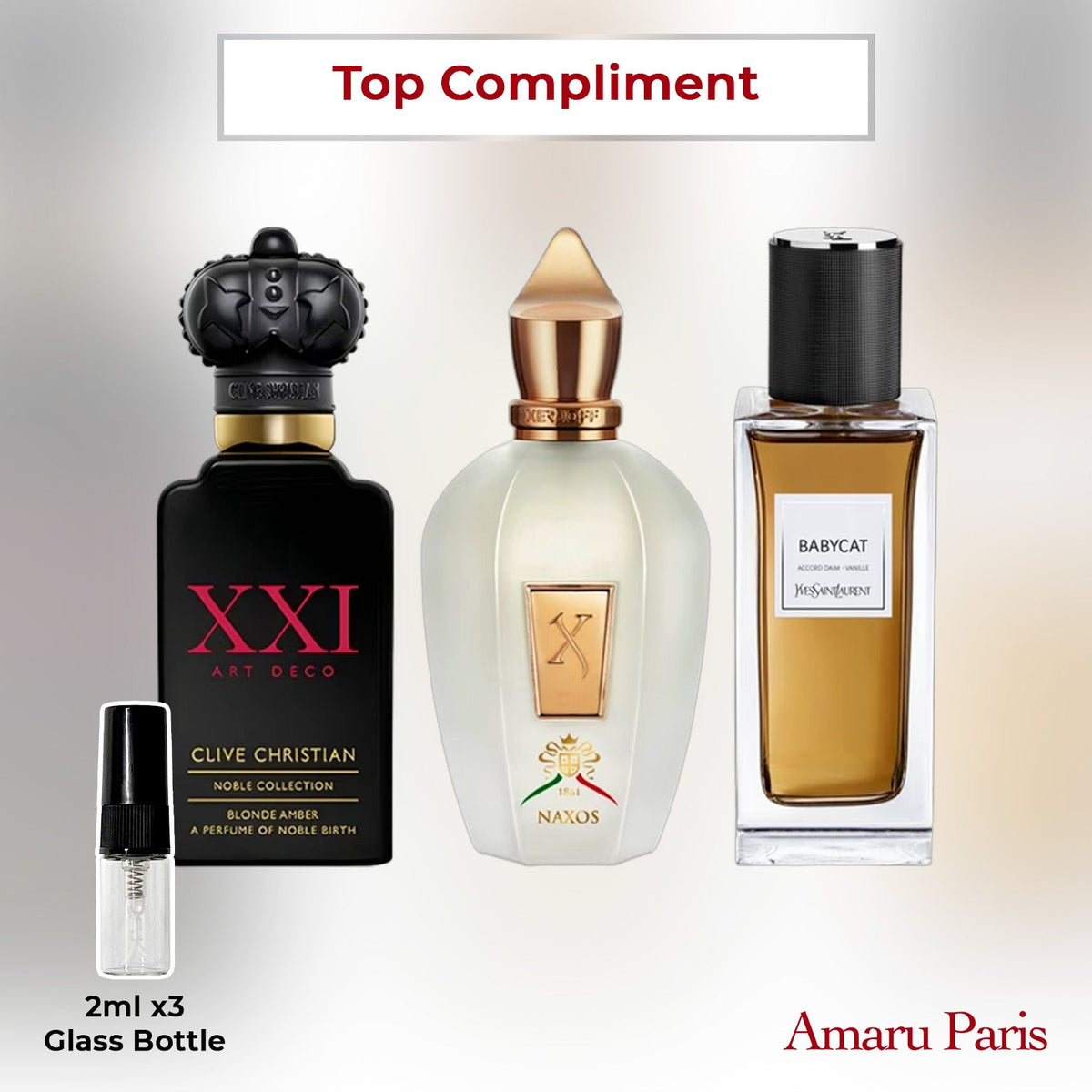 Coffret Parfum les plus complimentés AmaruParis