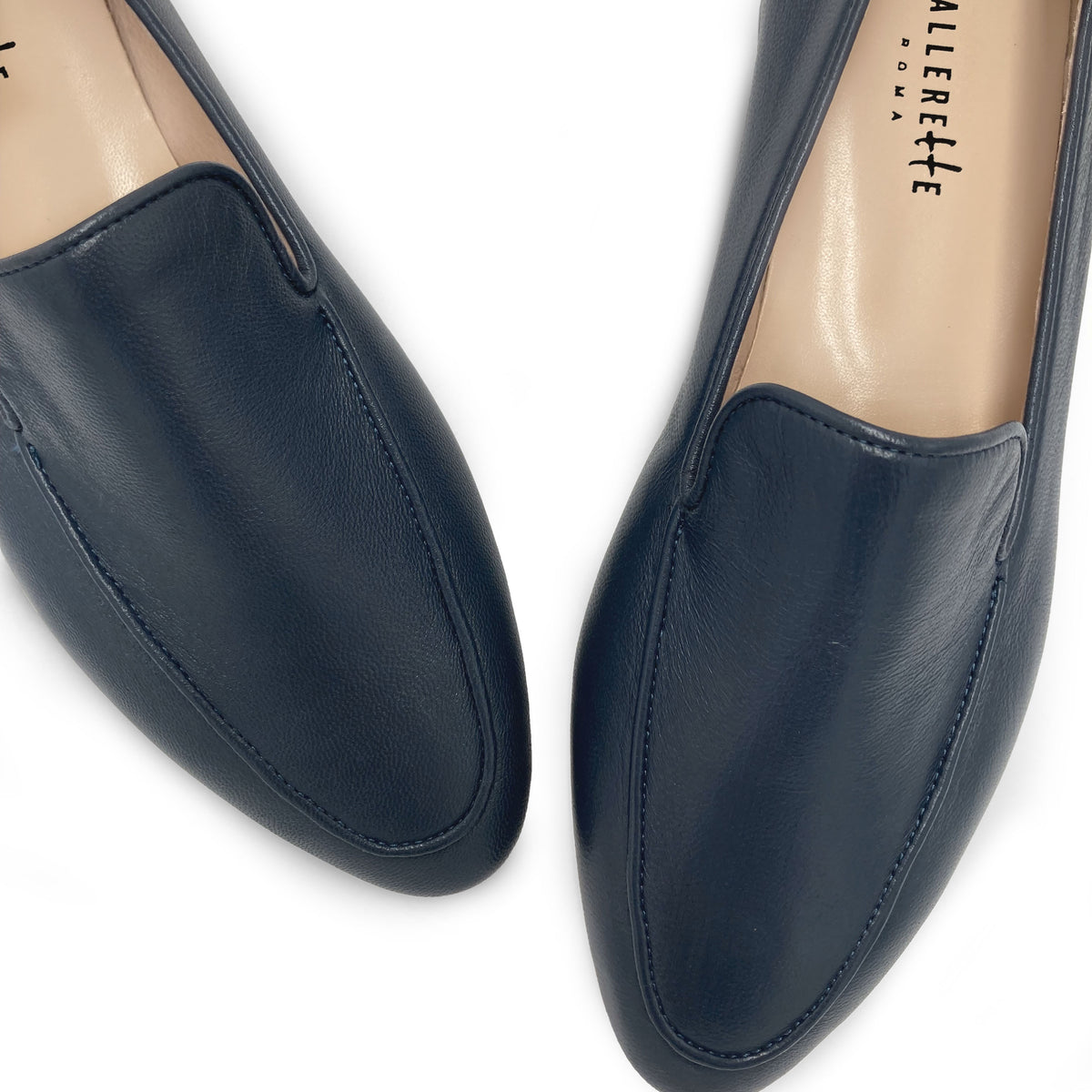 Mocassins femme en cuir marron chocolaté