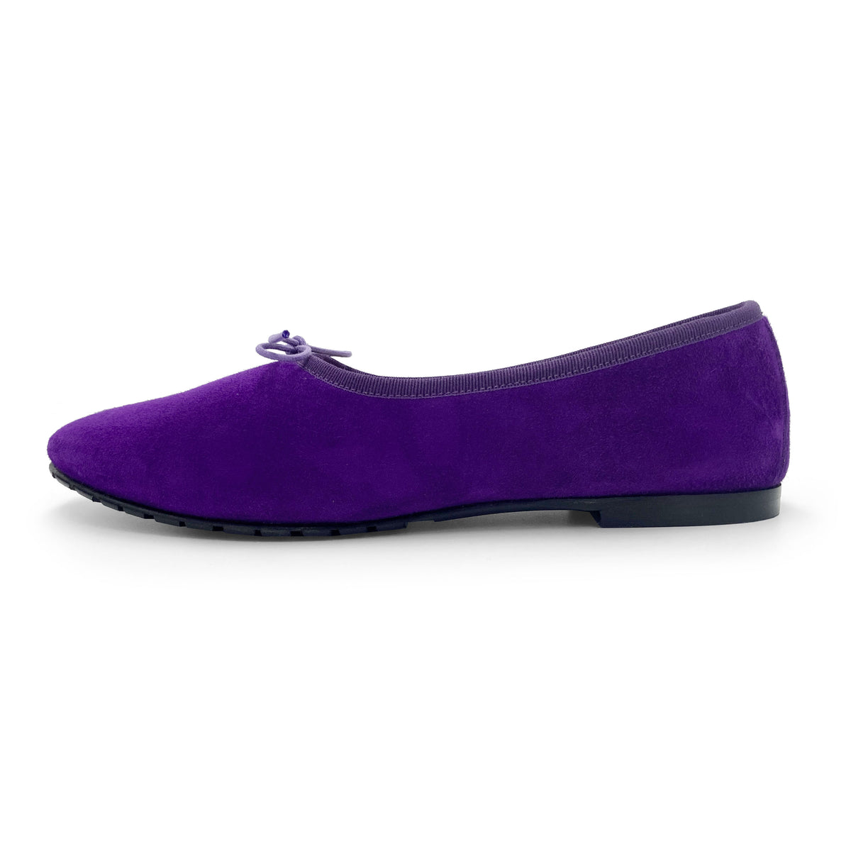 Ballerine "glove shoes" donna viola in camoscio