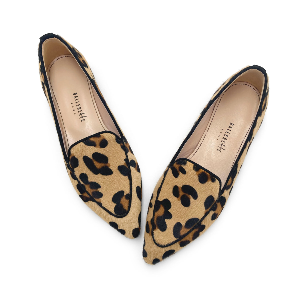 Mocassini donna eleganti in cavallino animalier