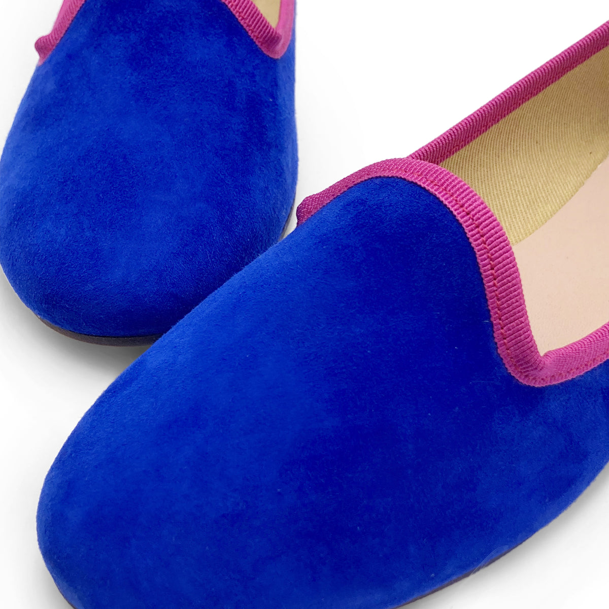 Damenslippers aus waldgrünem Wildleder