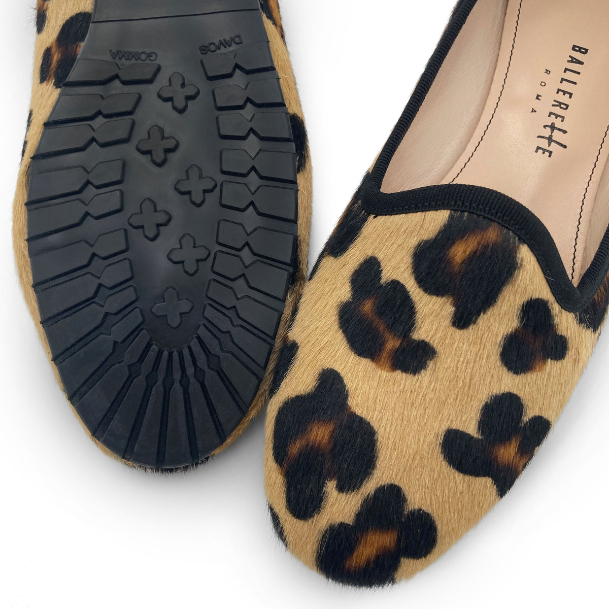 Slippers donna animalier leopardate