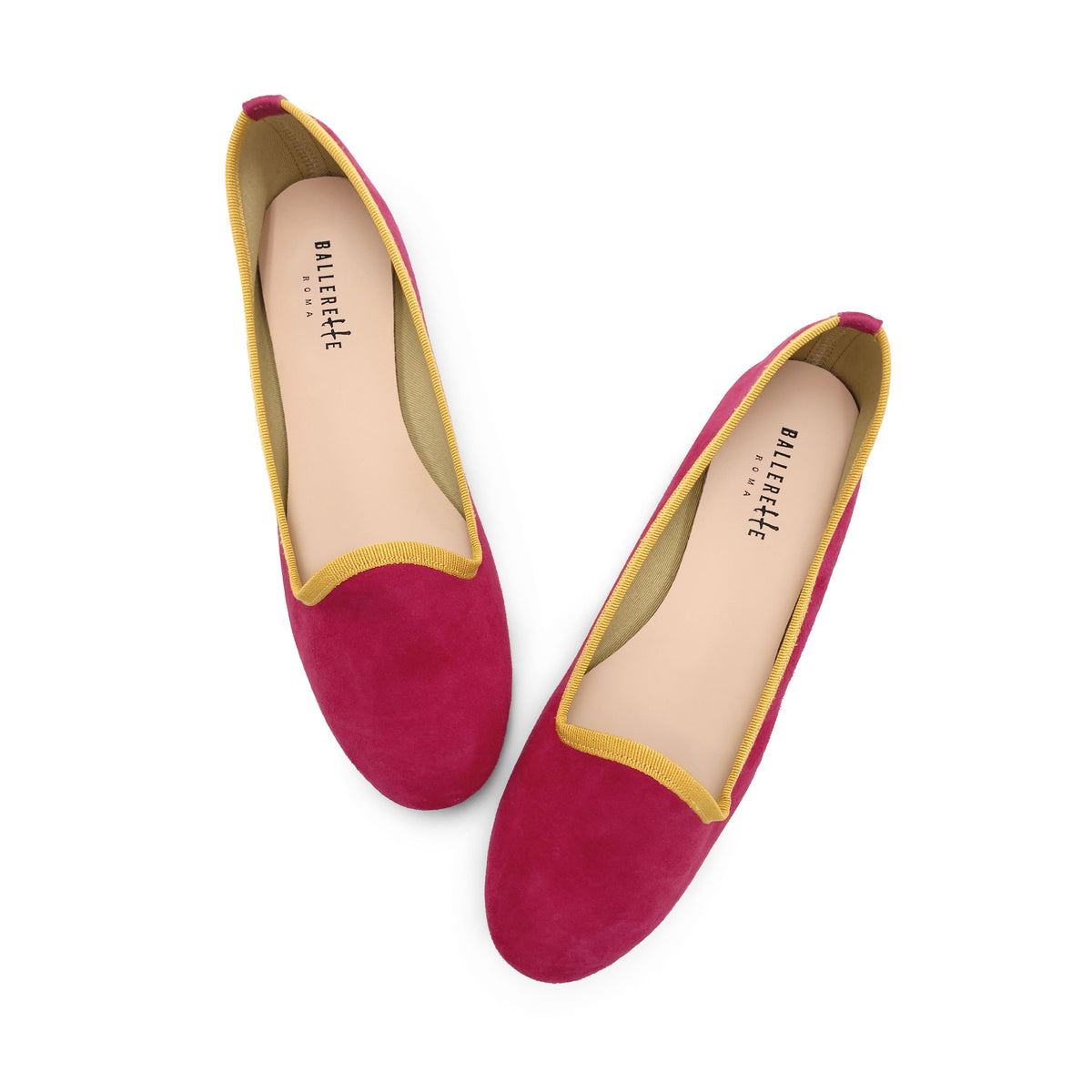 Slippers donna in camoscio fucsia