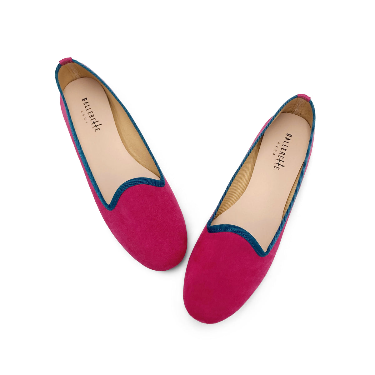 Slippers donna in camoscio prugna