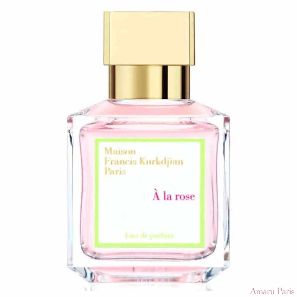 A La Rose de Maison Francis Kurkdjian – flacon original et fiole décant Amaru Paris