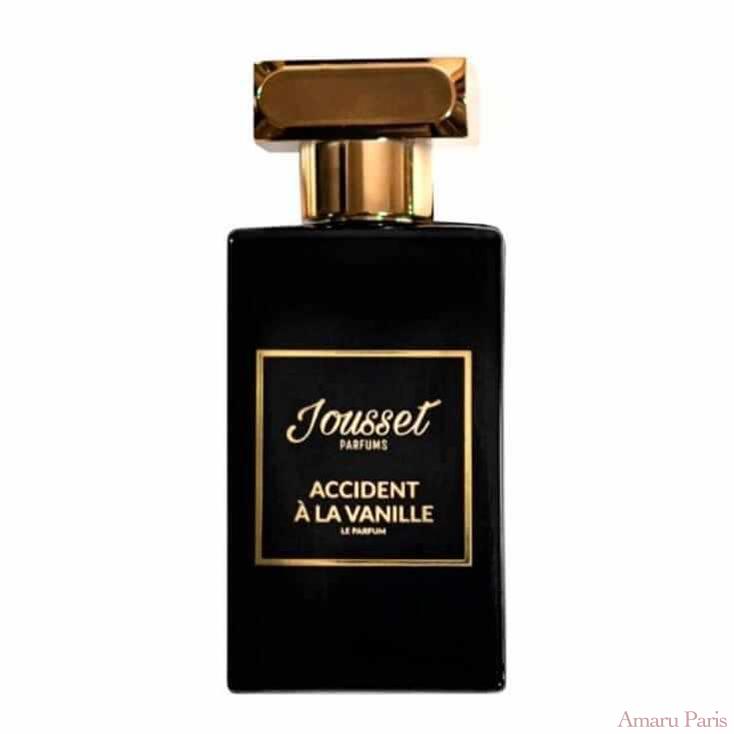 Accident À La Vanille de Jousset Parfums – flacon original et fiole décant Amaru Paris
