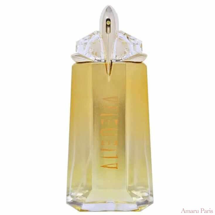 Alien Goddess de Mugler – flacon original et fiole décant Amaru Paris