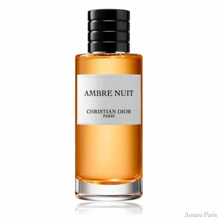 Ambre Nuit de Dior – flacon original et fiole décant Amaru Paris