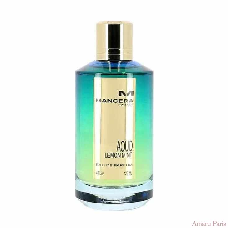 Aoud Lemon Mint de Mancera – flacon original et fiole décant Amaru Paris