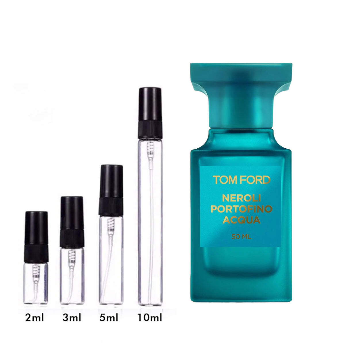 Parfum Neroli Portofino Acqua Tom Ford unisexe - échantillons 2 ml, 3 ml, 5 ml et 10 ml