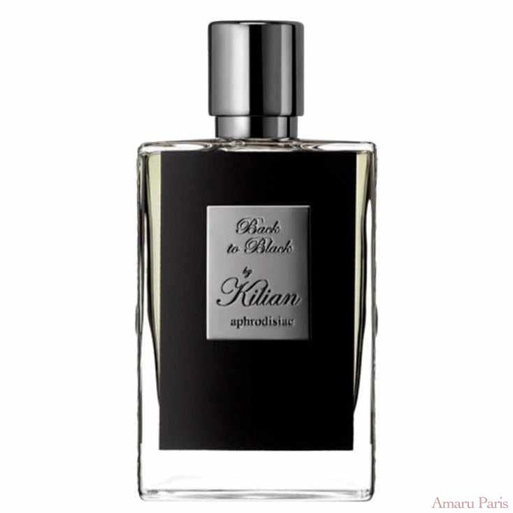 Back to Black de Kilian Paris – flacon original et fiole décant Amaru Paris