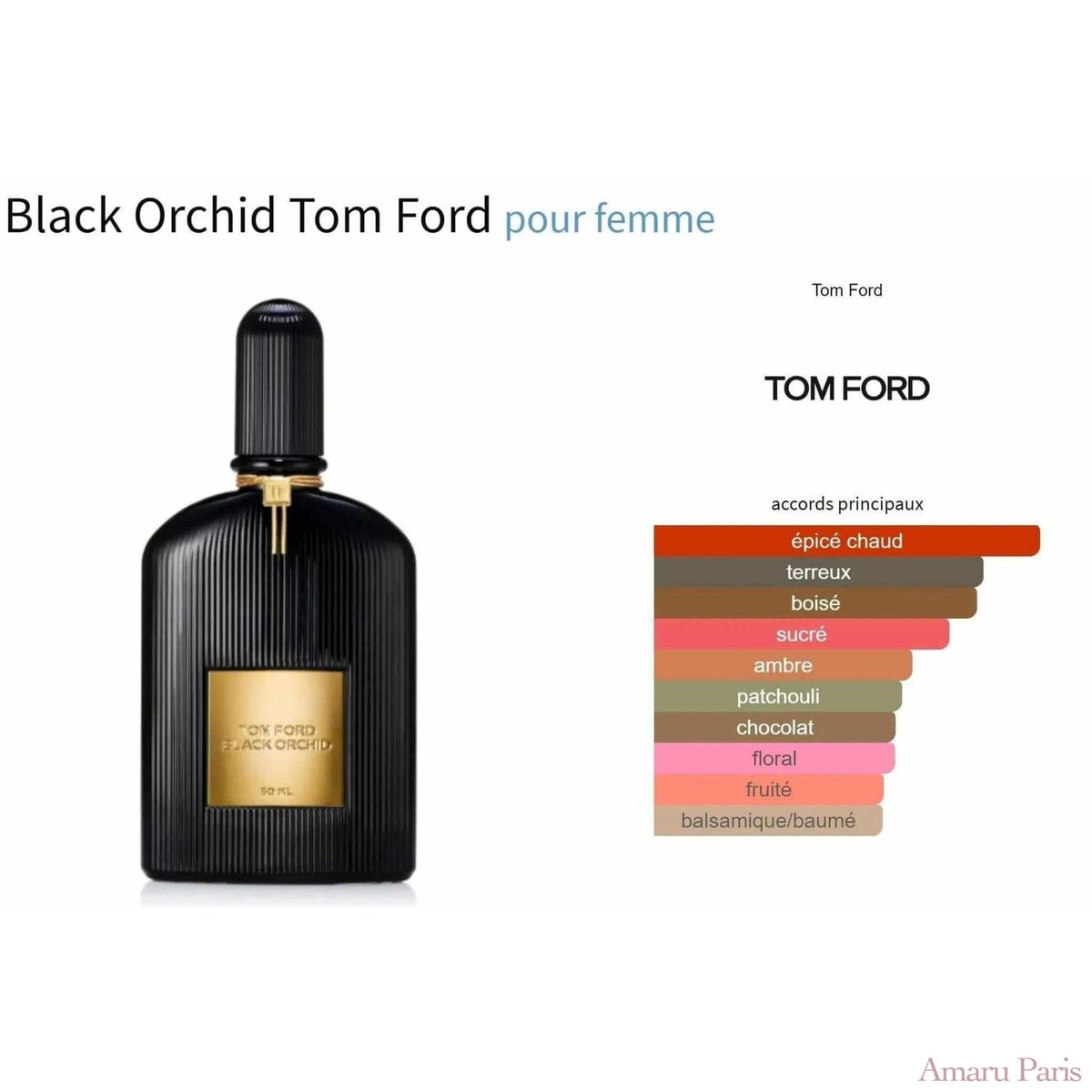 Black Orchid Tom Ford for women Decant Fragrance Samples - ParfumAmaruParis
