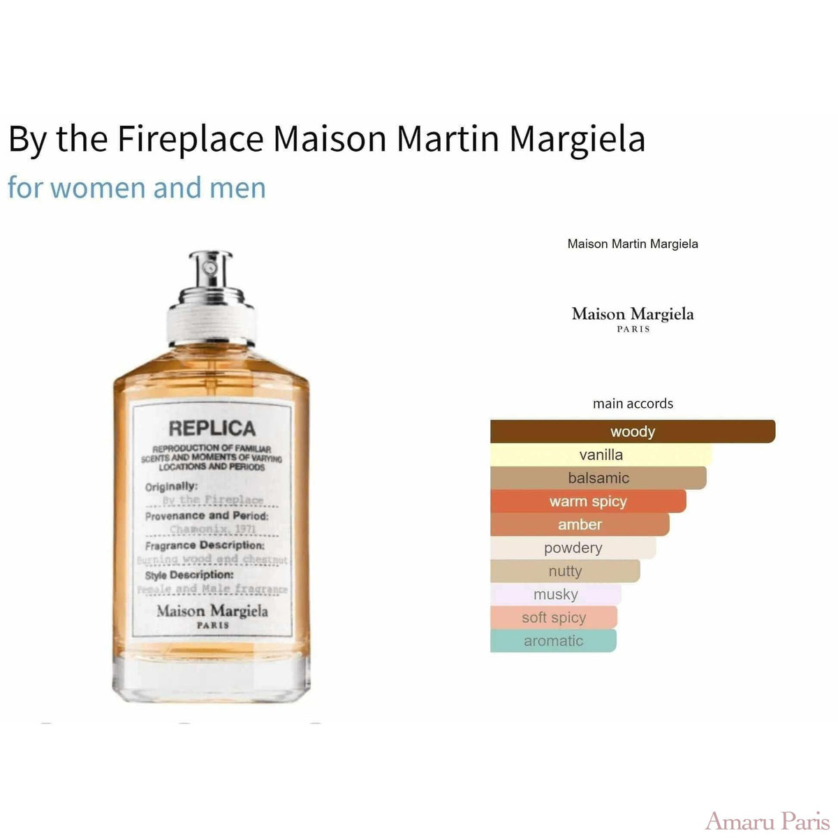 By the Fireplace Maison Martin Margiela for women and men Decant Fragrance Samples - ParfumAmaruParis