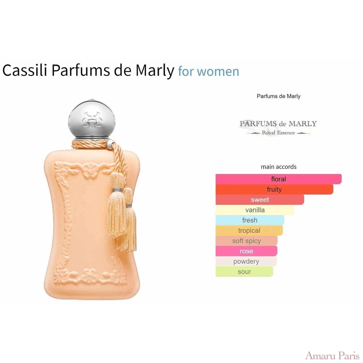 Cassili Parfums de Marly for women Decant Fragrance Samples - ParfumAmaruParis