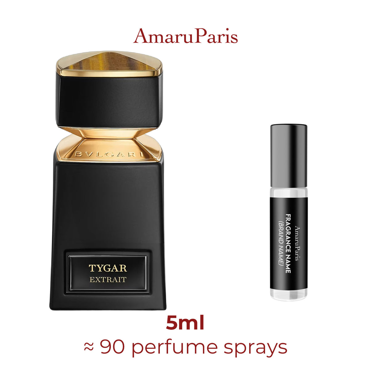 Parfum Tygar Extrait Bvlgari unisexe - décant 5 ml