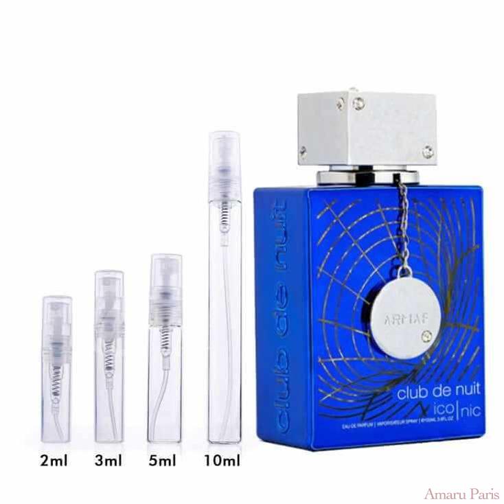 Club de Nuit Blue Iconic Armaf for men Decant Fragrance Samples - ParfumAmaruParis