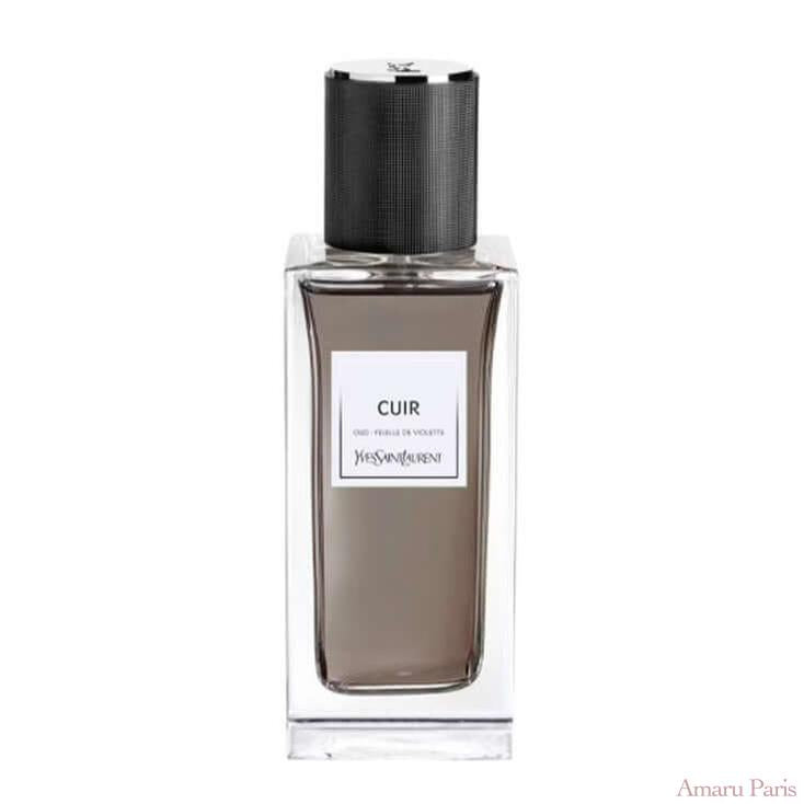 Cuir (2023) d'Yves Saint Laurent – flacon original et fiole décant Amaru Paris