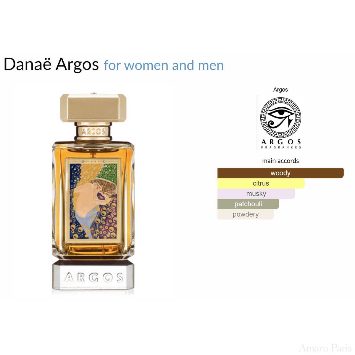 Danaë Argos for women and men Decant Samples - ParfumAmaruParis
