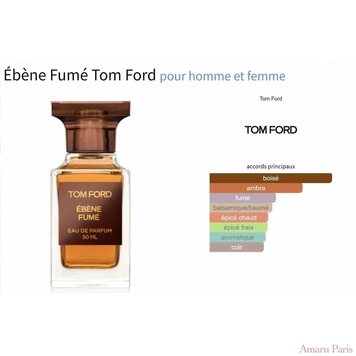 Ébène Fumé Tom Ford for women and men Decant Fragrance Samples - ParfumAmaruParis