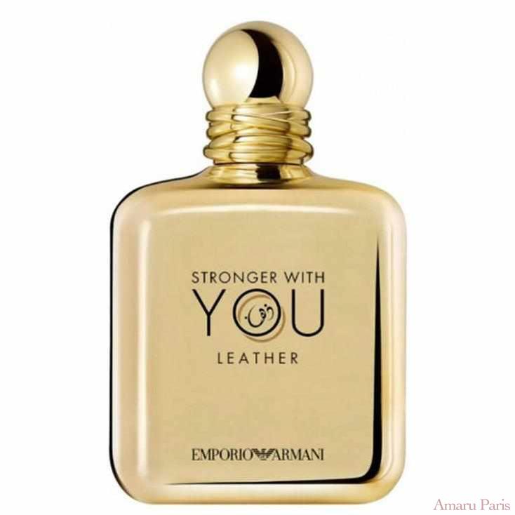 Emporio Armani Stronger With You Leather de Giorgio Armani – flacon original et fiole décant Amaru Paris
