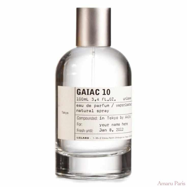 Gaiac 10 Tokyo de Le Labo – flacon original et fiole décant Amaru Paris