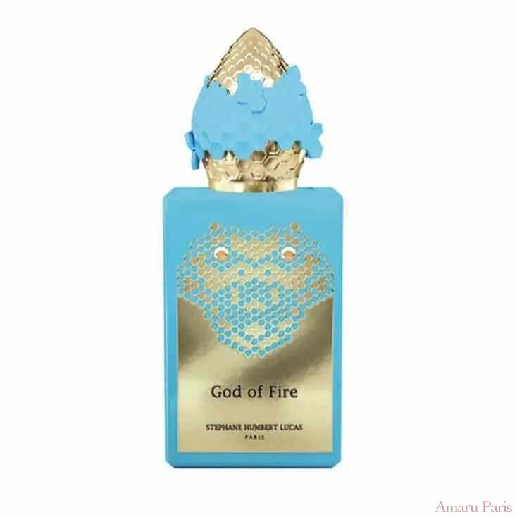 God of Fire de Stéphane Humbert Lucas 777 – flacon original et fiole décant Amaru Paris
