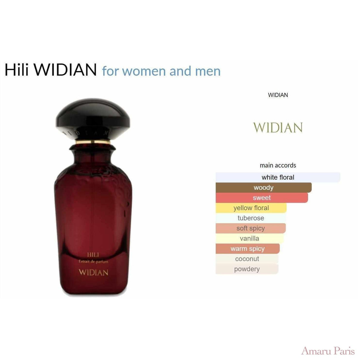 Hili WIDIAN for women and men - ParfumAmaruParis