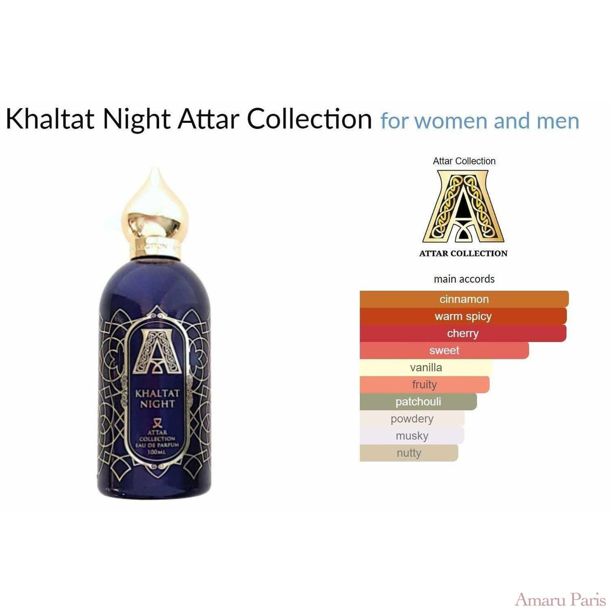 Khaltat Night Attar Collection for women and men - ParfumAmaruParis