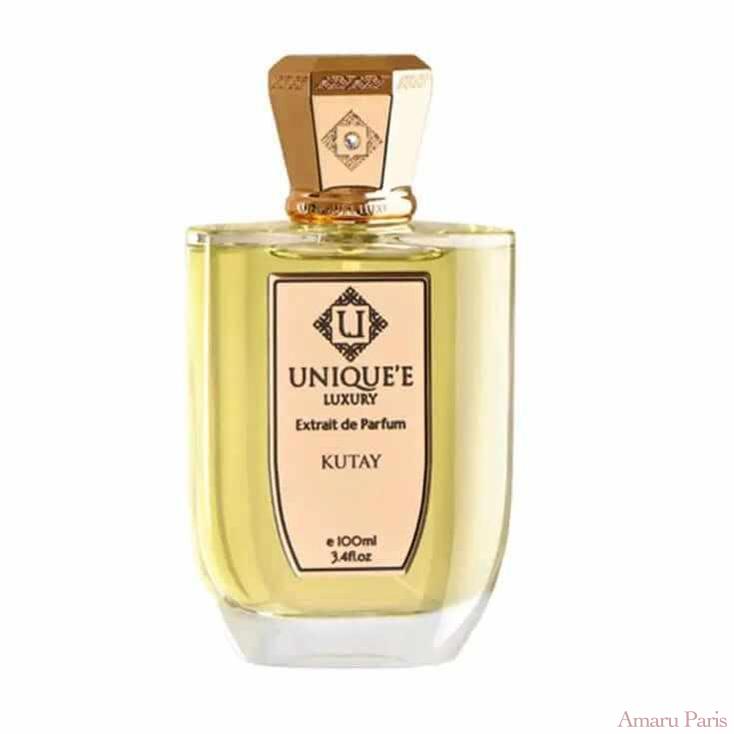 Kutay d'Unique'e Luxury – flacon original et fiole décant Amaru Paris