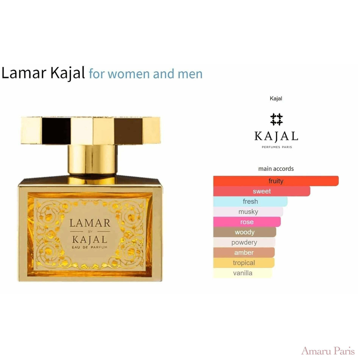 Lamar Kajal for women and men Decant Fragrance Samples - ParfumAmaruParis