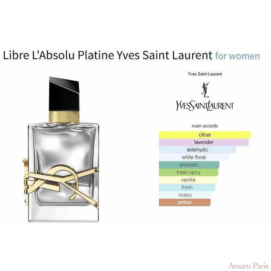 Libre L'Absolu Platine Yves Saint Laurent for women - ParfumAmaruParis