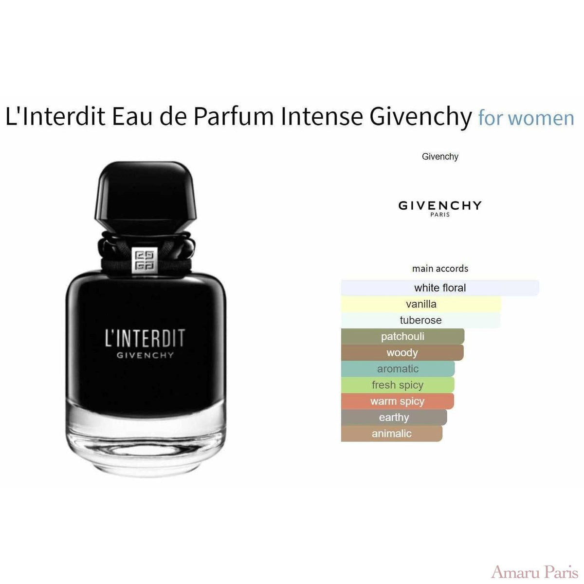 L'Interdit Eau de Parfum Intense Givenchy for women - ParfumAmaruParis