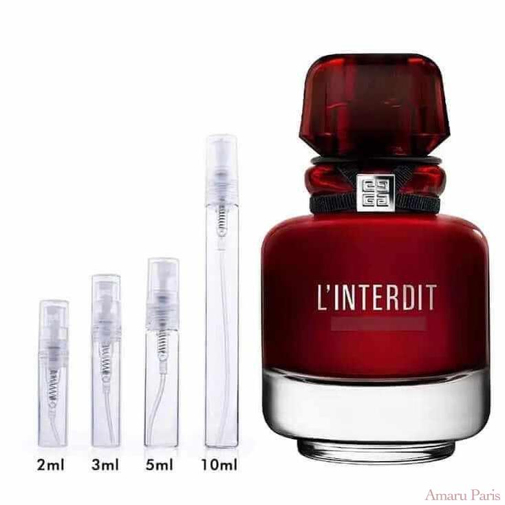 L'Interdit Eau de Parfum Rouge Givenchy for women Decant Fragrance Samples - ParfumAmaruParis