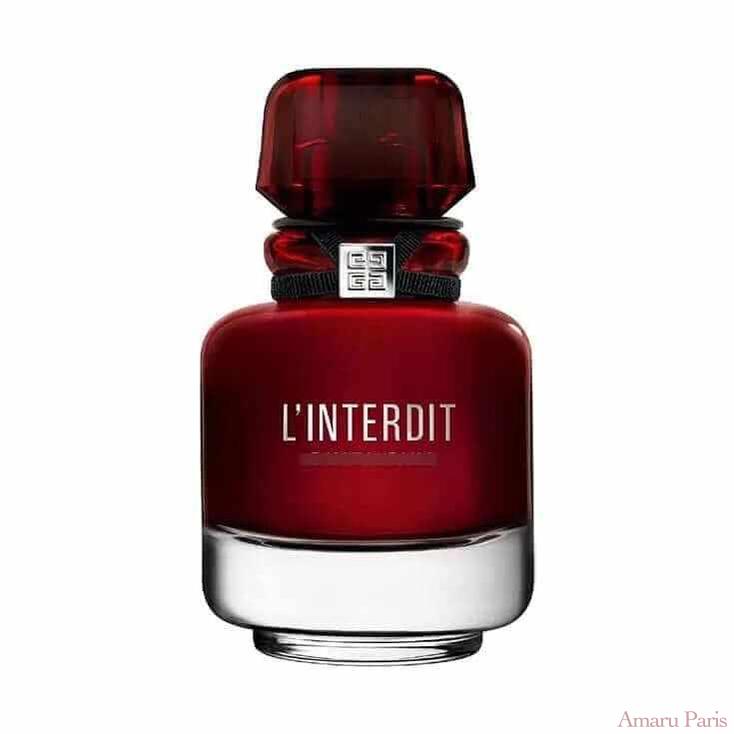 L'Interdit Eau de Parfum Rouge de Givenchy – flacon original et fiole décant Amaru Paris