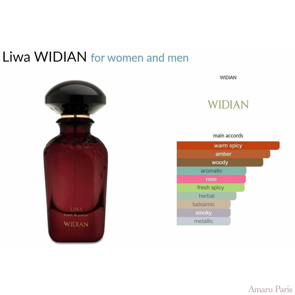 Liwa WIDIAN for women and men - ParfumAmaruParis