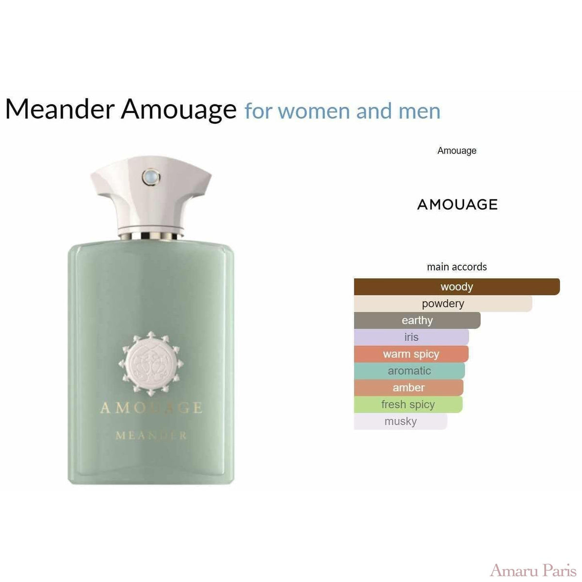 Meander Amouage for women and men - ParfumAmaruParis