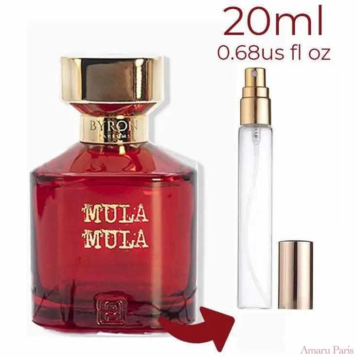 Mula Mula Rouge Extrême Byron Parfums for women and men Decant Fragrance Samples - ParfumAmaruParis